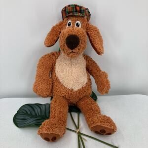 Kohls Cares Go Dog Go Book Brown Green Plaid Hat 17 In Stuffie Plush Animal Toy